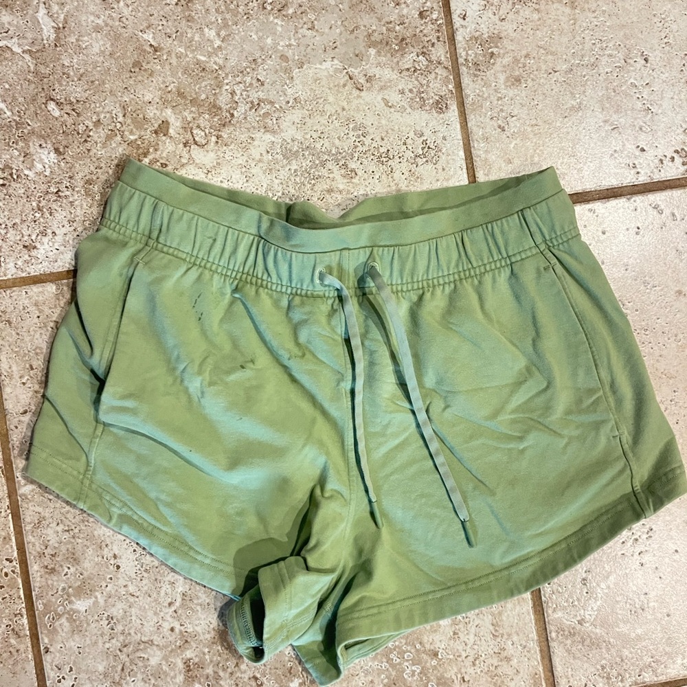 Green Women’s Drawstring Lounge Shorts